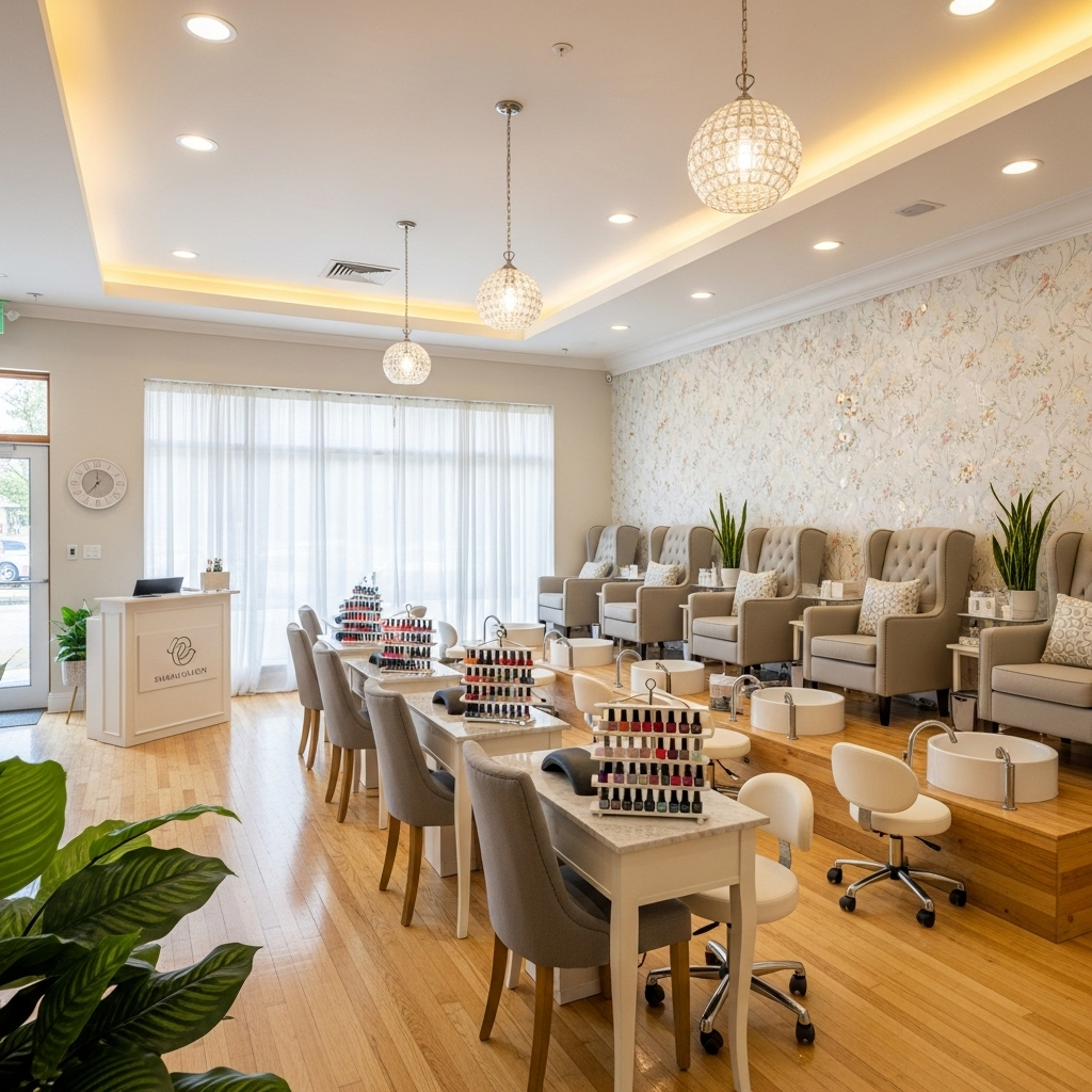 Herbaloebonesai Nail Salon Interior
